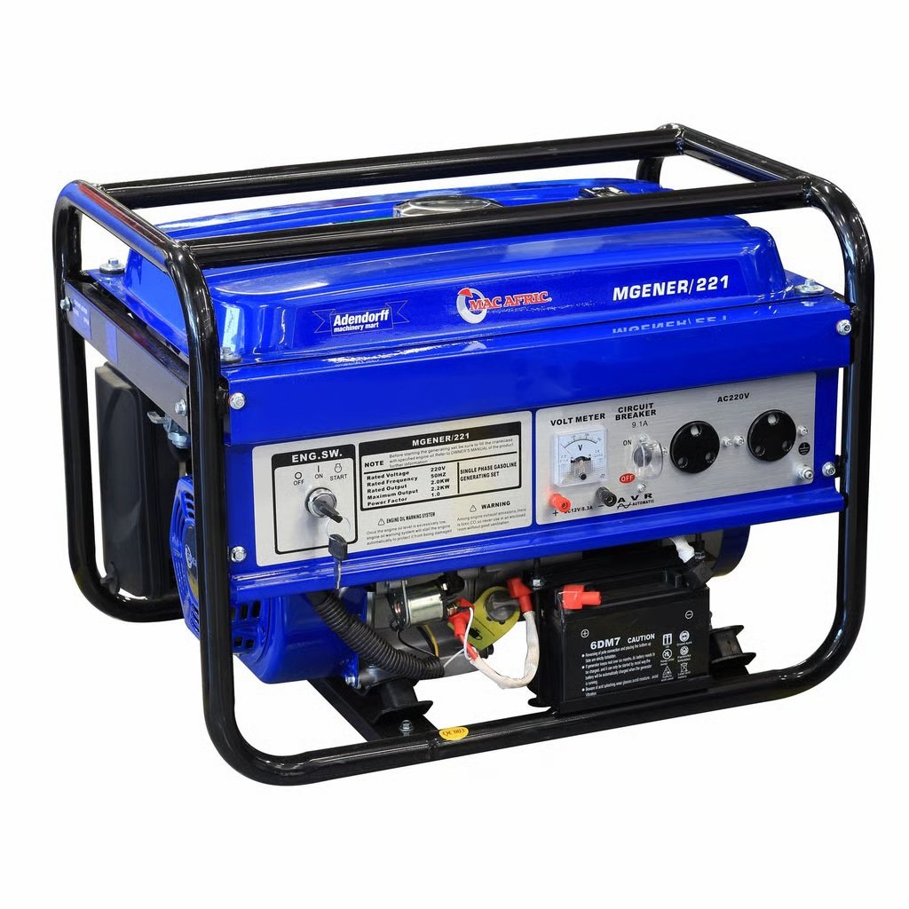 MAC AFRIC 2.8 kVA (2 KW) Standby Petrol Generator with Electric Start For Sale