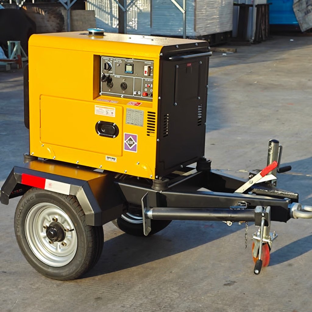 Silent Trailer Diesel Generator Set For Sale