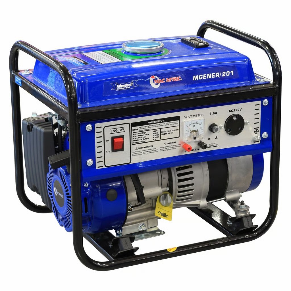 MAC AFRIC 1.25 kVA (1 KW) Standby Petrol Generator For Sale